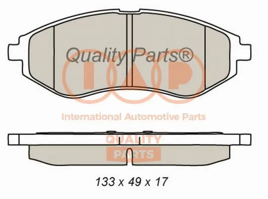 Brake Pad Set, disc brake (704-20080)