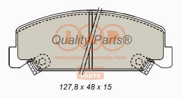Brake Pad Set, disc brake (704-06018)
