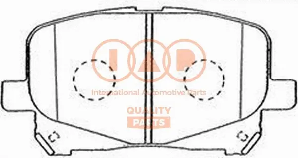 Brake Pad Set, disc brake (704-17072P)