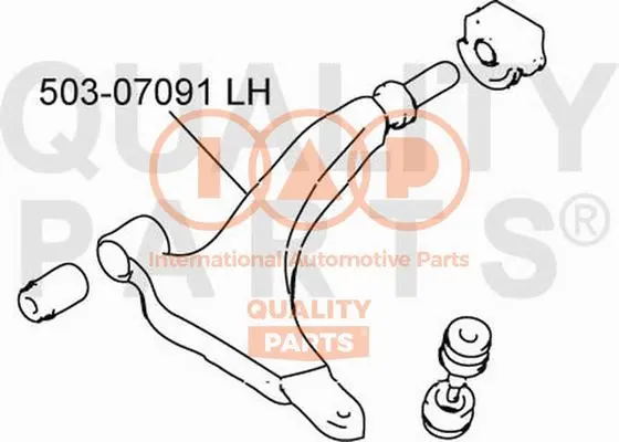 Control/Trailing Arm, wheel suspension (503-07091)