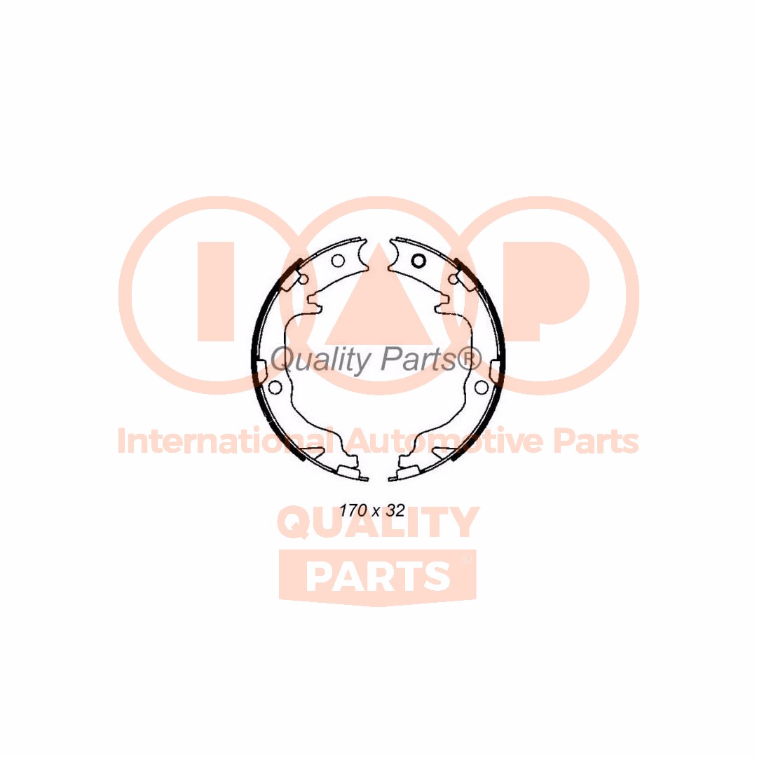 Brake Shoe Set, parking brake