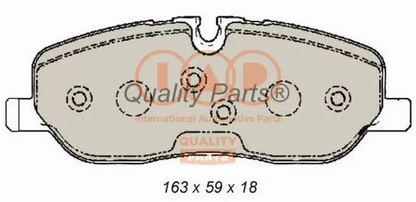 Brake Pad Set, disc brake (704-14078P)