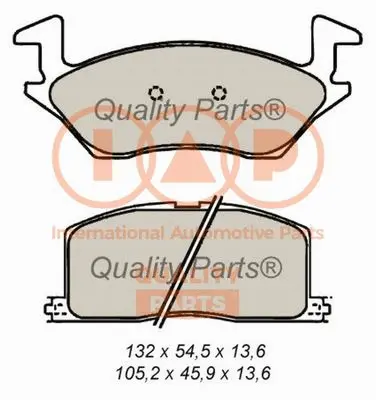 Brake Pad Set, disc brake (704-17088)