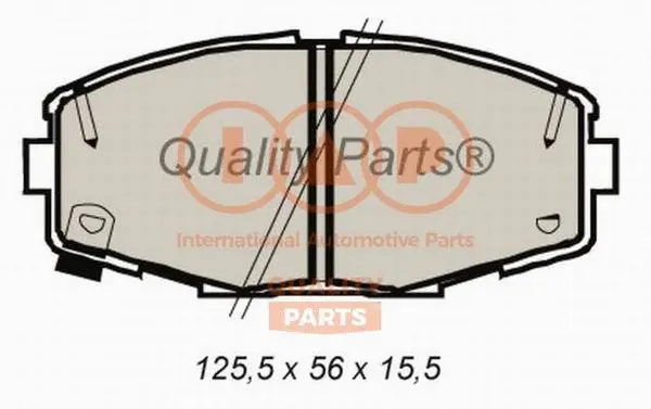 Brake Pad Set, disc brake (704-17066)