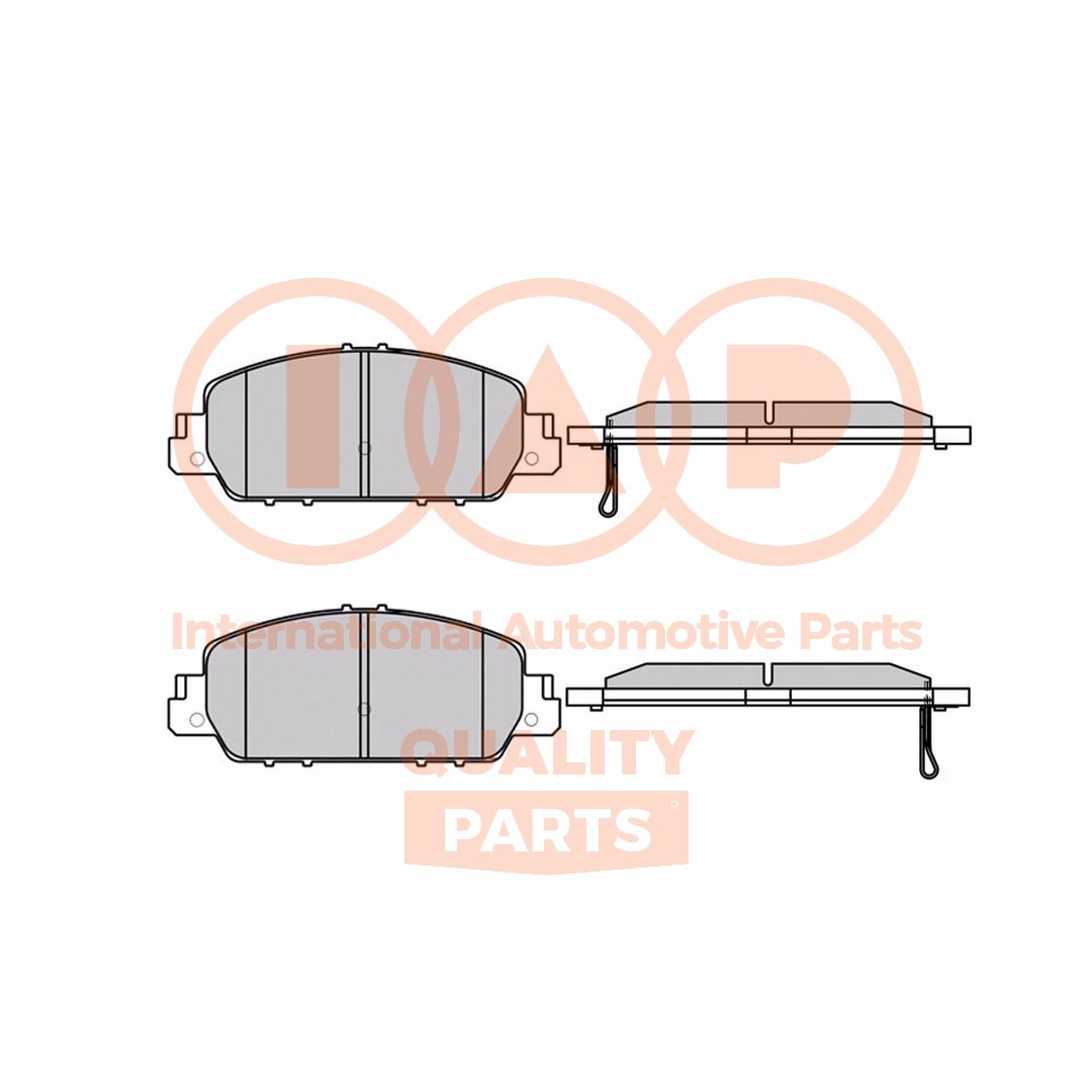 Brake Pad Set, disc brake (704-06070X)