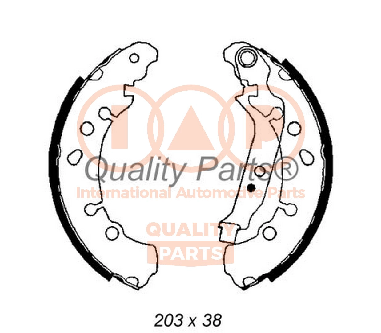 Brake Shoe Set (705-17004X)