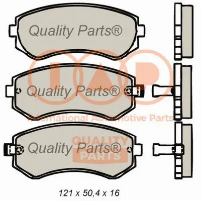 Brake Pad Set, disc brake (704-13032)