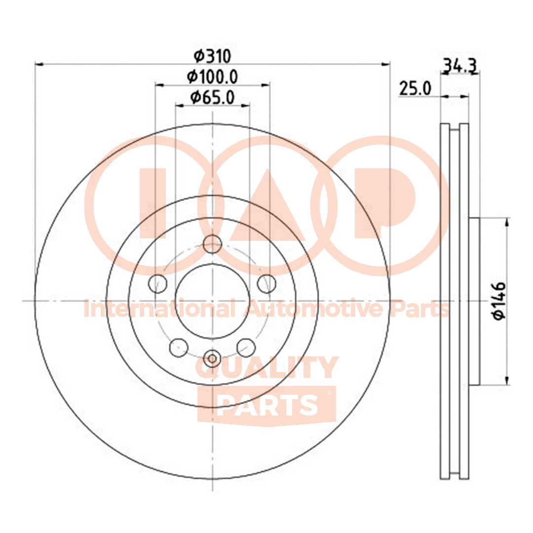 Brake Disc (709-50042)