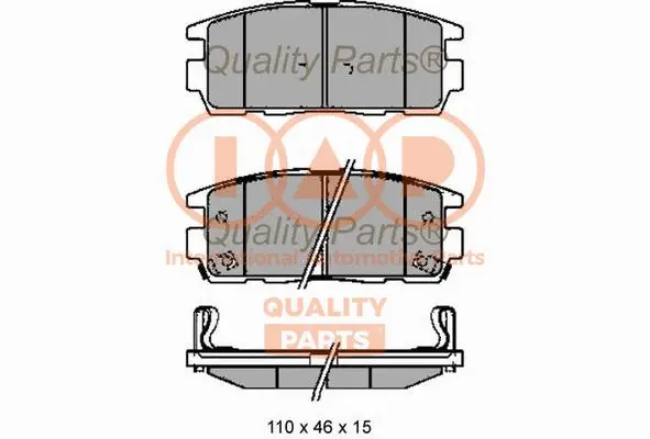 Brake Pad Set, disc brake (704-20091)
