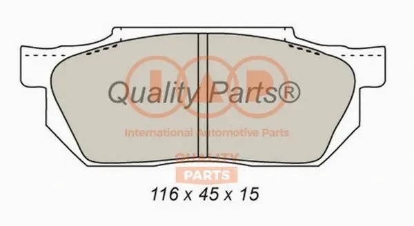 Brake Pad Set, disc brake (704-06013)