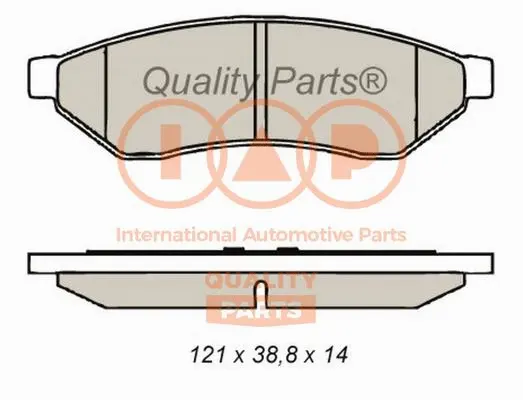 Brake Pad Set, disc brake (704-20047)
