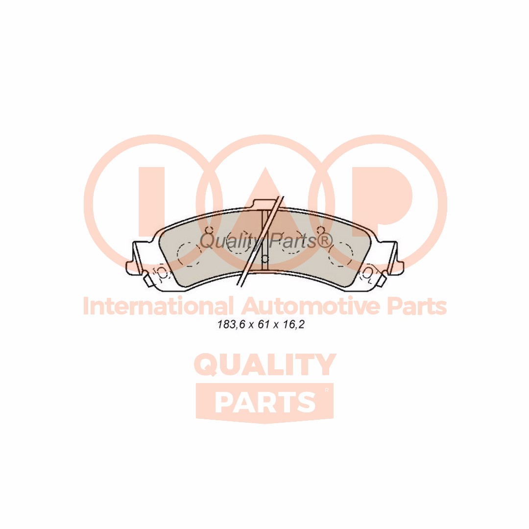 Brake Pad Set, disc brake (704-01043X)