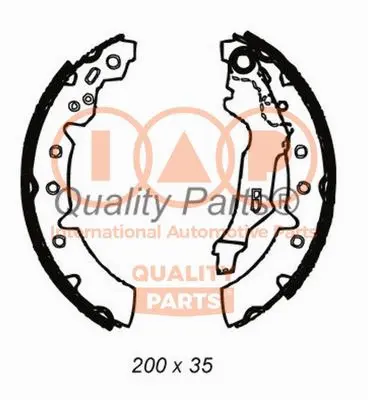 Brake Shoe Set (705-17093)