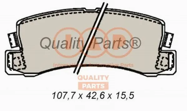 Brake Pad Set, disc brake (704-17096)