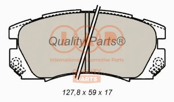 Brake Pad Set, disc brake (704-15030)