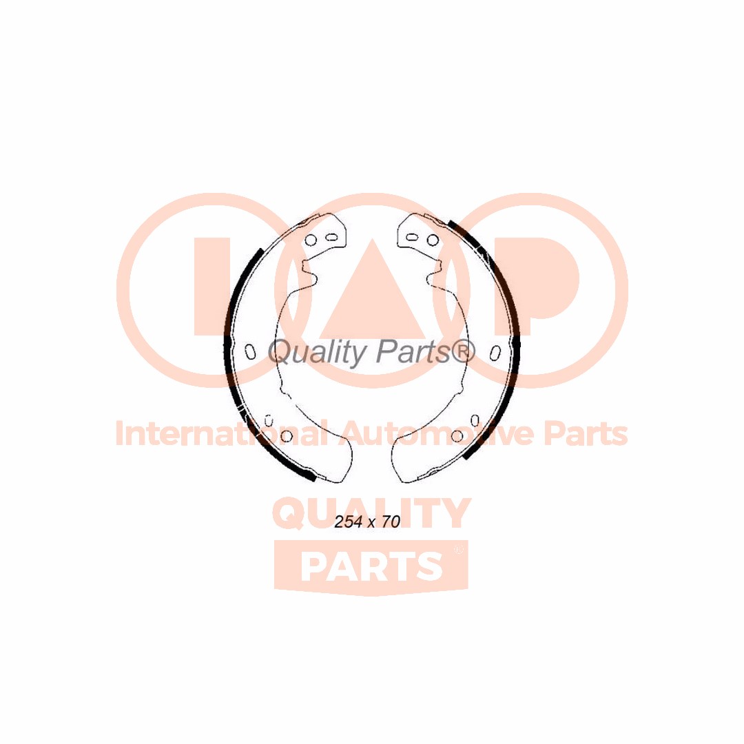 Brake Shoe Set, parking brake