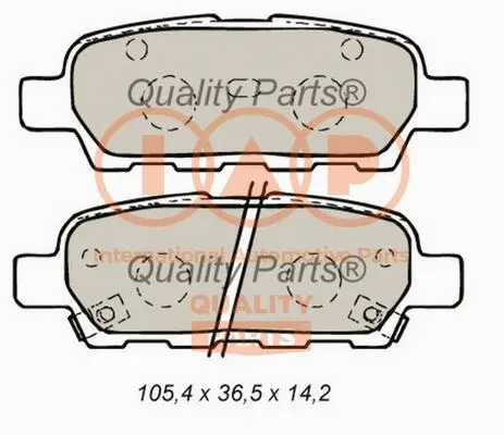 Brake Pad Set, disc brake (704-13101)