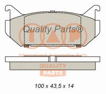 Brake Pad Set, disc brake (704-11055)