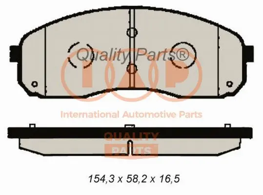 Brake Pad Set, disc brake (704-21052)