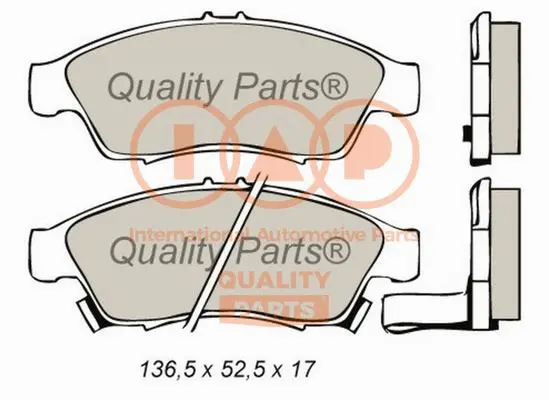 Brake Pad Set, disc brake (704-16086)