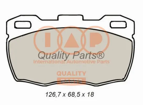 Brake Pad Set, disc brake (704-14032)