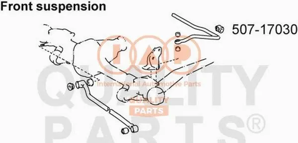 Mounting, stabiliser bar (507-17030)