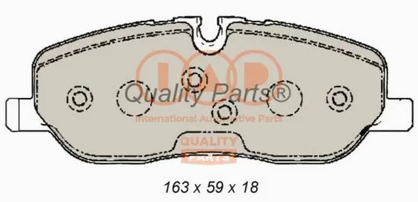 Brake Pad Set, disc brake (704-14078)