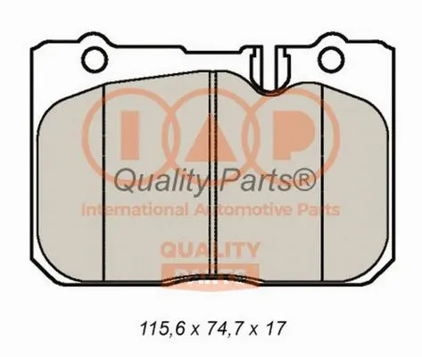 Brake Pad Set, disc brake (704-17143)