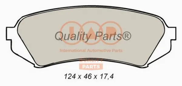 Brake Pad Set, disc brake (704-17048)
