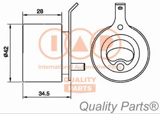 Tensioner Pulley, timing belt (127-20060G)