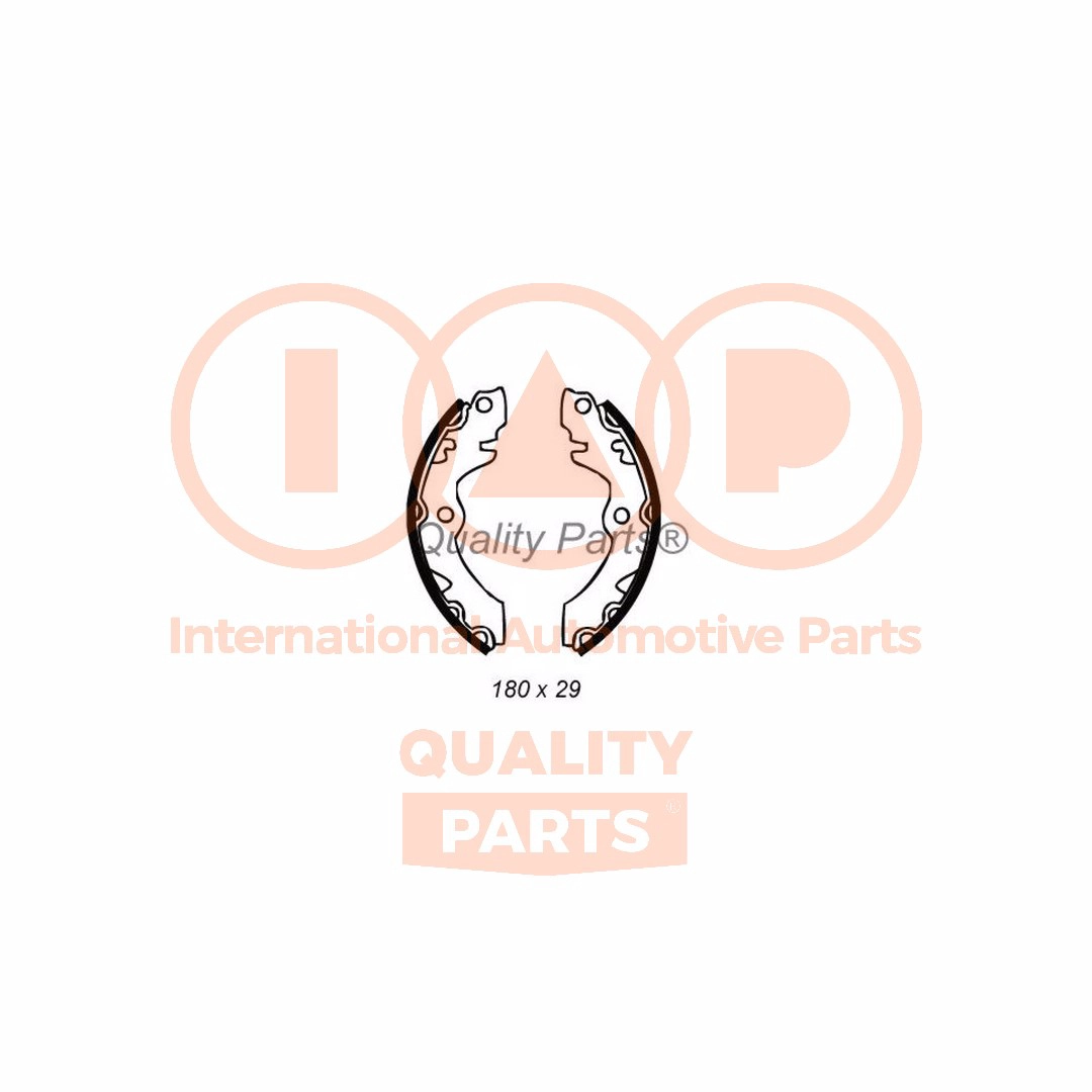 Brake Shoe Set, parking brake