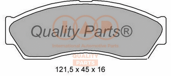 Brake Pad Set, disc brake (704-22041)