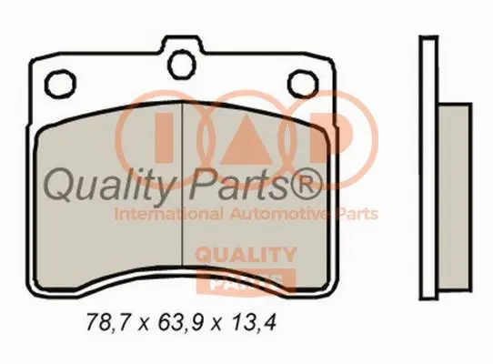Brake Pad Set, disc brake (704-03040)