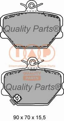 Brake Pad Set, disc brake (704-00100)