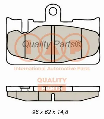 Brake Pad Set, disc brake (704-17145)