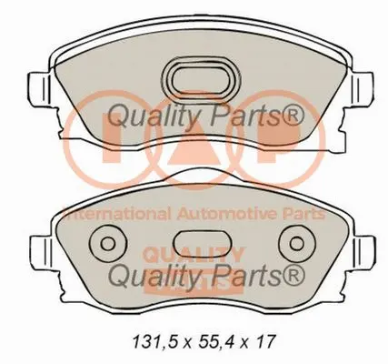 Brake Pad Set, disc brake (704-09133)