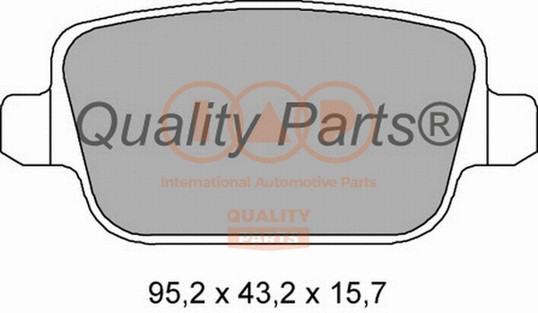 Brake Pad Set, disc brake (704-14073)