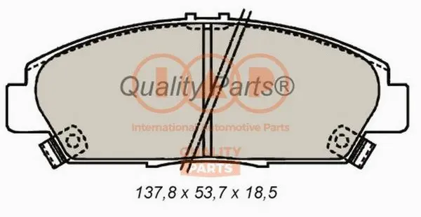 Brake Pad Set, disc brake (704-06036)