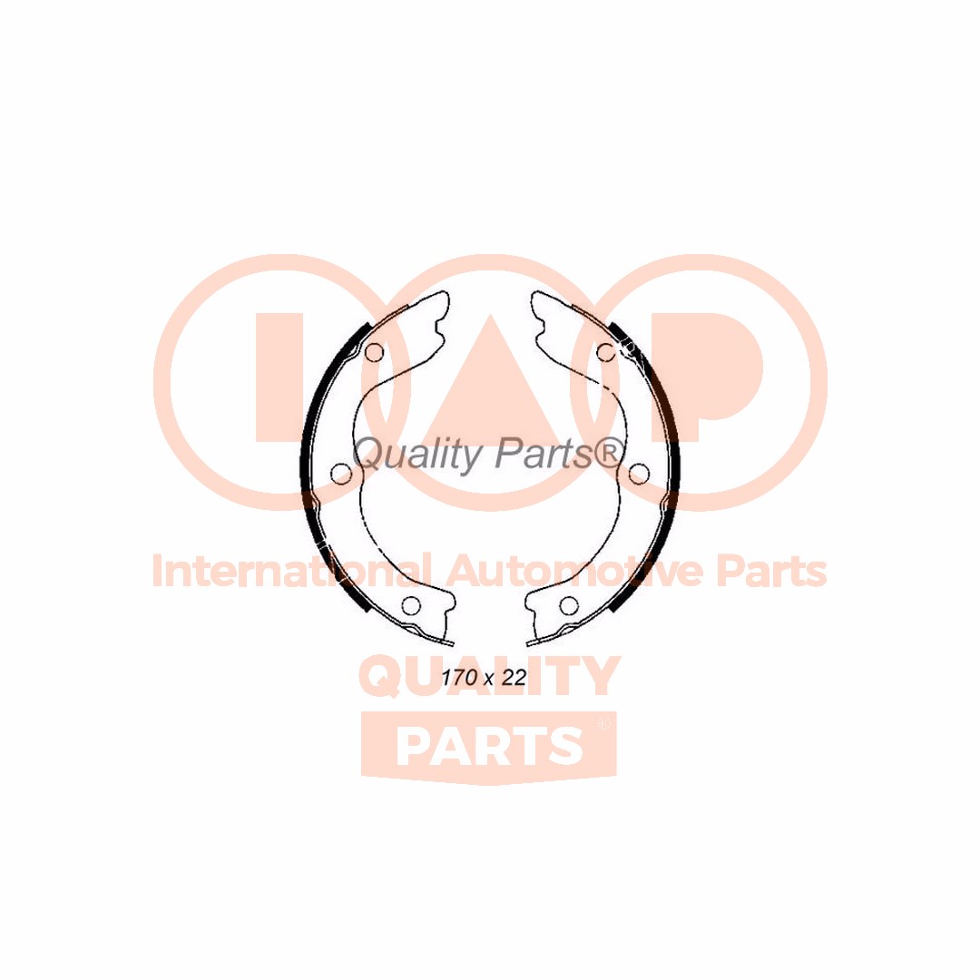 Brake Shoe Set, parking brake
