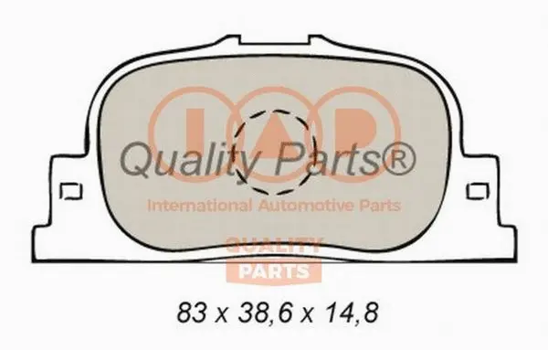 Brake Pad Set, disc brake (704-17103)