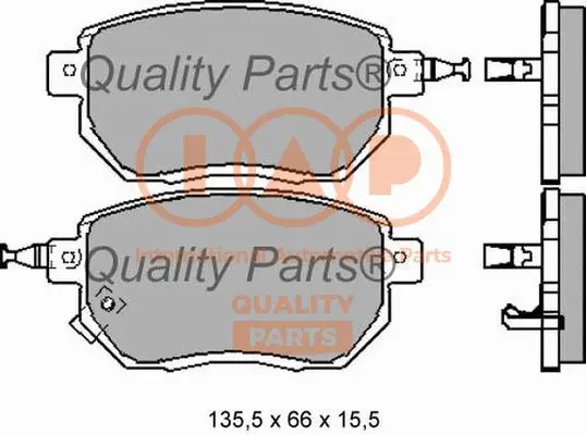 Brake Pad Set, disc brake (704-13120)