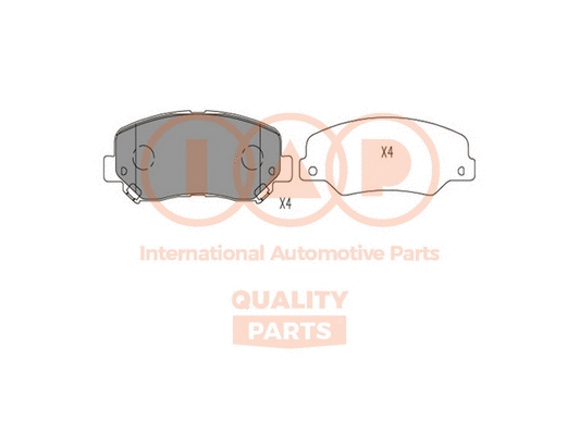 Brake Pad Set, disc brake (704-10055)