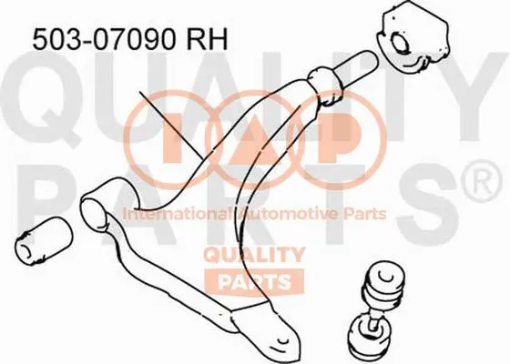 Control/Trailing Arm, wheel suspension (503-07090)