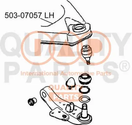 Control/Trailing Arm, wheel suspension (503-07057)