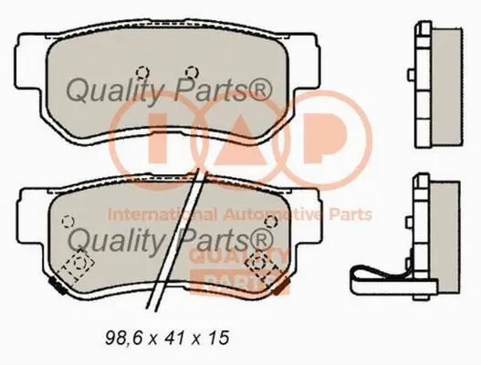 Brake Pad Set, disc brake (704-21023)