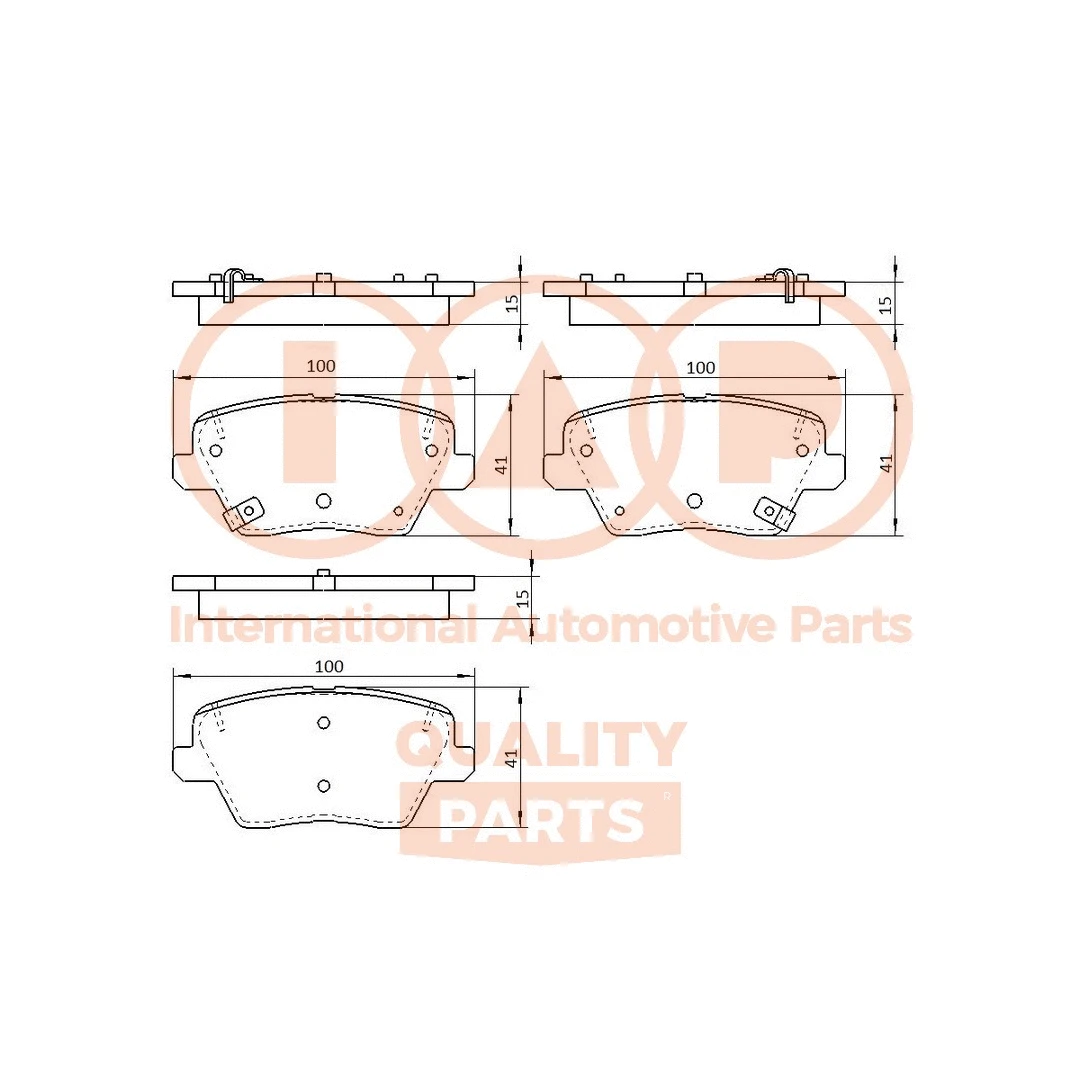 Brake Pad Set, disc brake