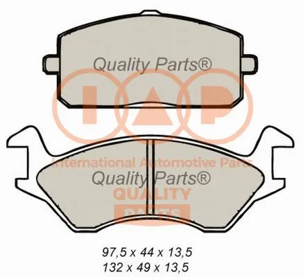 Brake Pad Set, disc brake (704-17089)