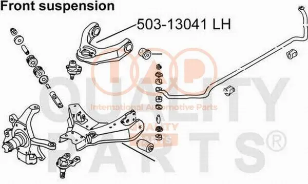 Control/Trailing Arm, wheel suspension