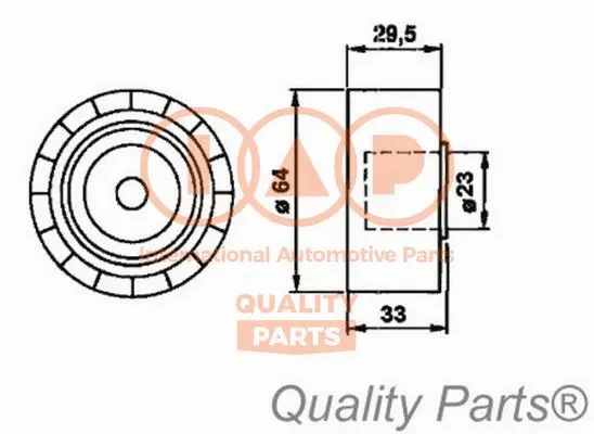 Tensioner Pulley, timing belt (127-20031)