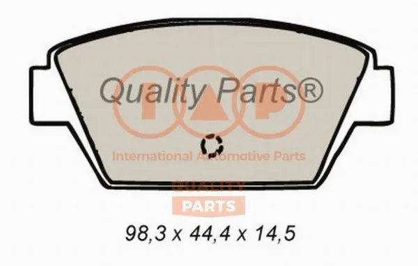 Brake Pad Set, disc brake (704-12072)